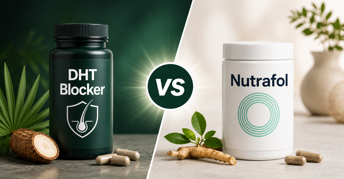 DHT Blocker vs Nutrafol: Ingredients, Benefits & Side Effects